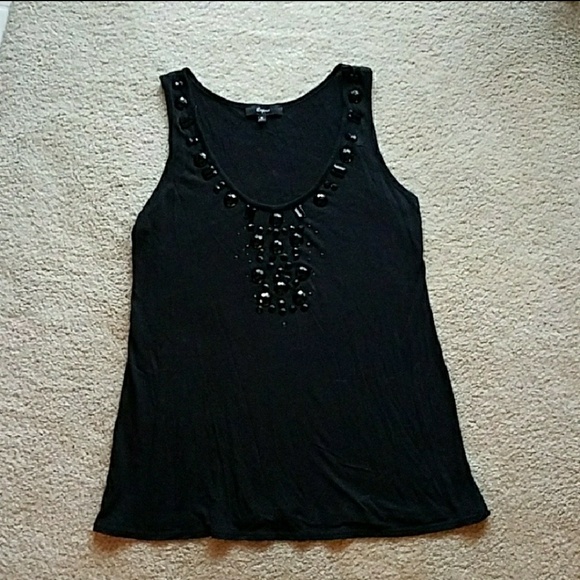 Black sparkly Express tank - Picture 2 of 5